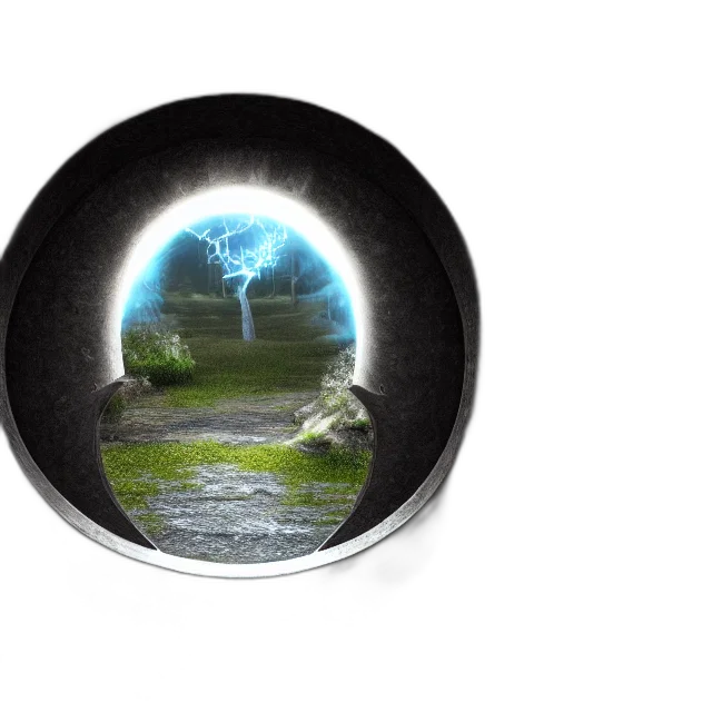 staff, jewelry, sword, 3d render transparent PNG cut-out