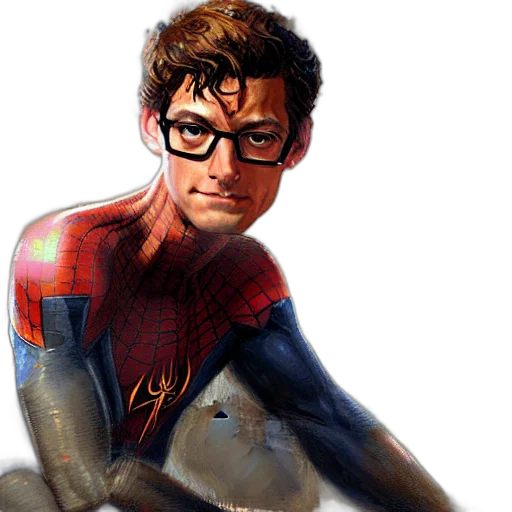 comic book art, concept art, photorealistic, 3d render transparent PNG cut-out