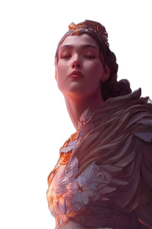 crown, face, dress, dragon transparent PNG cut-out