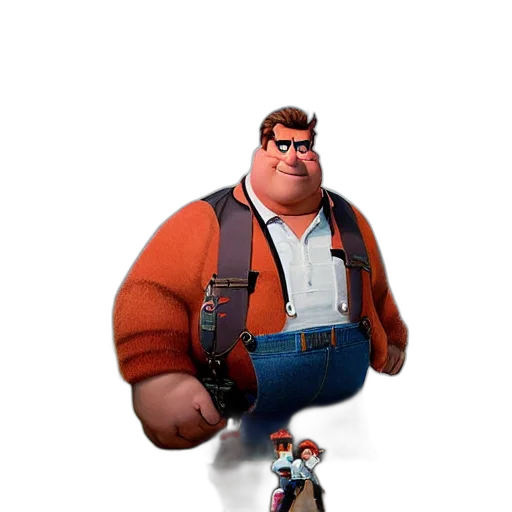 jacket, robot, animal, staff transparent PNG cut-out