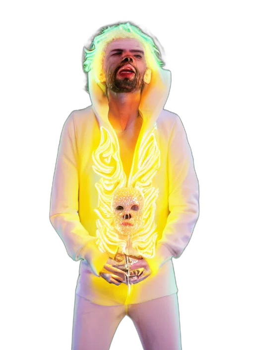 jacket, creature, staff, animal transparent PNG cut-out