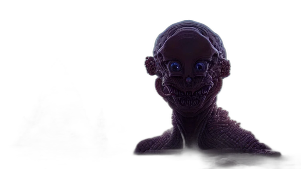 creature, mask, face, robot transparent PNG cut-out