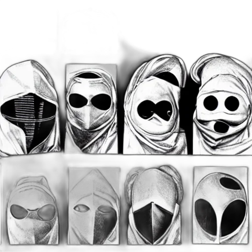 mask, face, jewelry, concept art transparent PNG cut-out