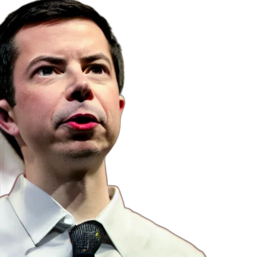 robot, face, pete, buttigieg transparent PNG cut-out