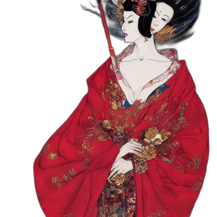 dress, staff, mask, jewelry transparent PNG cut-out
