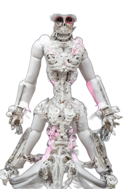 robot, jewelry, 3d render, concept art transparent PNG cut-out