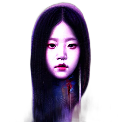 face, creature, mask, hair transparent PNG cut-out