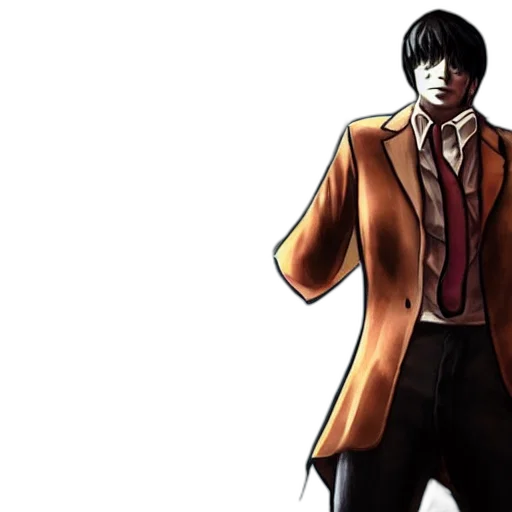 jacket, concept art, comic book art, 3d render transparent PNG cut-out