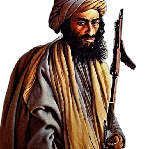 weapon, staff, face, photorealistic transparent PNG cut-out