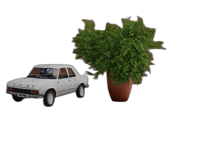 car, tree, creature, animal transparent PNG cut-out