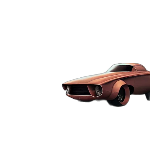 car, 3d render, concept art, photorealistic transparent PNG cut-out