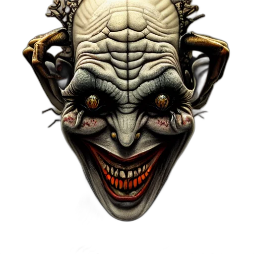 mask, face, creature, staff transparent PNG cut-out