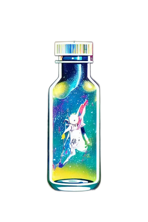 bottle, animal, dress, creature transparent PNG cut-out