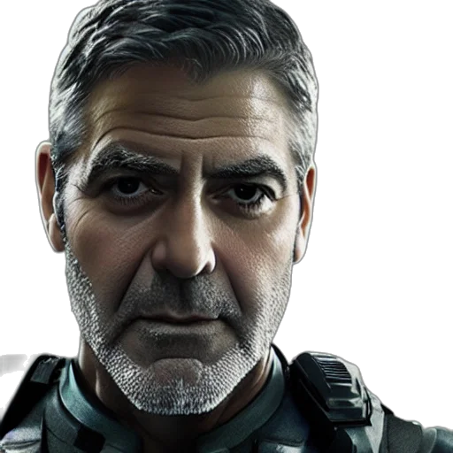 face, concept art, photorealistic, 3d render transparent PNG cut-out