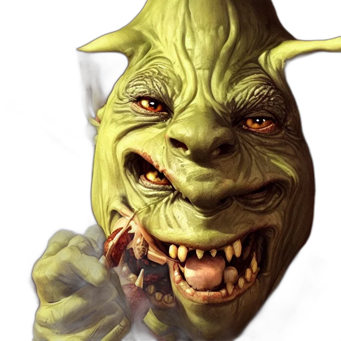 mask, face, creature, staff transparent PNG cut-out