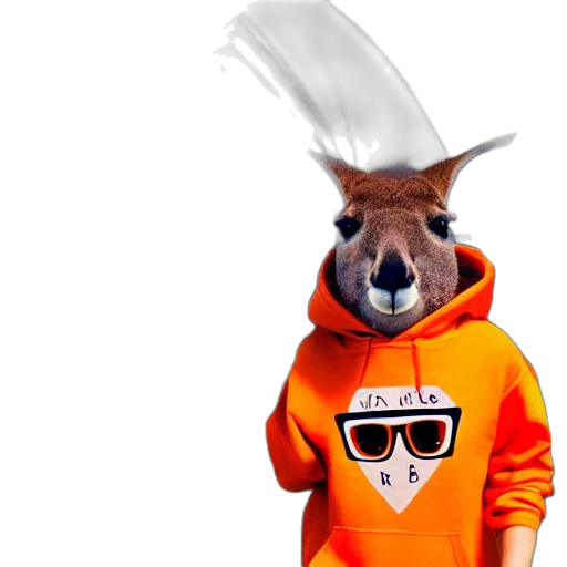 animal, hat, jacket, creature transparent PNG cut-out