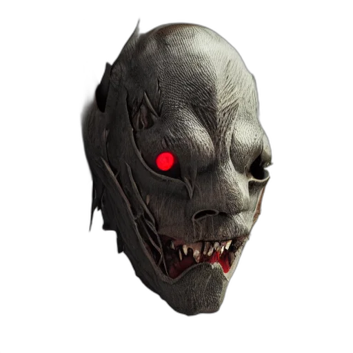 mask, face, creature, robot transparent PNG cut-out