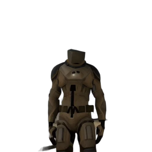 robot, jacket, mask, weapon transparent PNG cut-out