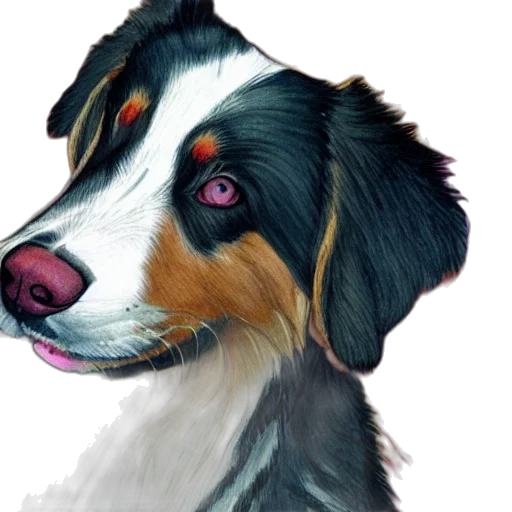 animal, staff, photorealistic, watercolor transparent PNG cut-out