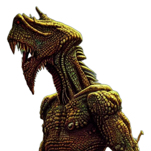 dragon, creature, animal, staff transparent PNG cut-out