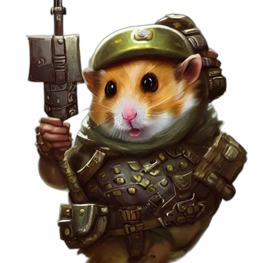 animal, weapon, staff, hat transparent PNG cut-out