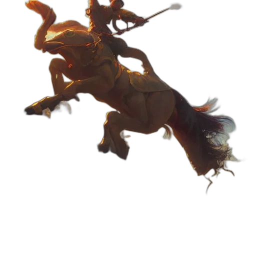 dragon, creature, animal, staff transparent PNG cut-out
