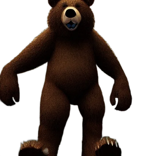 creature, animal, staff, 3d render transparent PNG cut-out