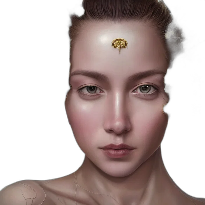 crown, jewelry, face, mask transparent PNG cut-out