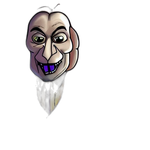 mask, face, staff, creature transparent PNG cut-out