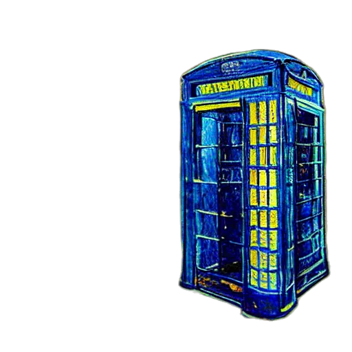 3d render, pixel art, concept art, blue transparent PNG cut-out