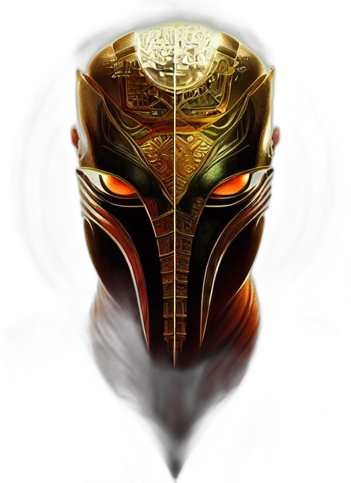 mask, face, dragon, robot transparent PNG cut-out