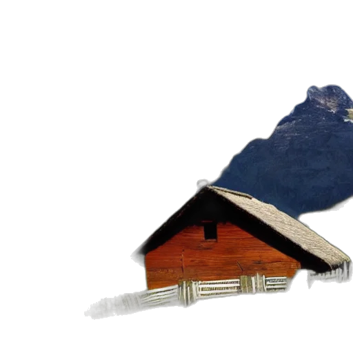 building, hat, 3d render, concept art transparent PNG cut-out