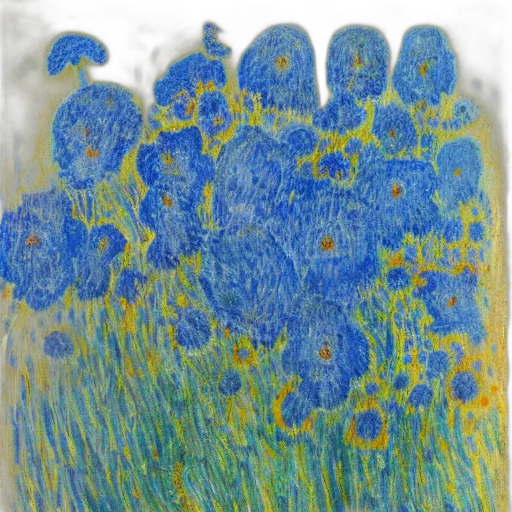 flower, blue, raymond, queneau transparent PNG cut-out