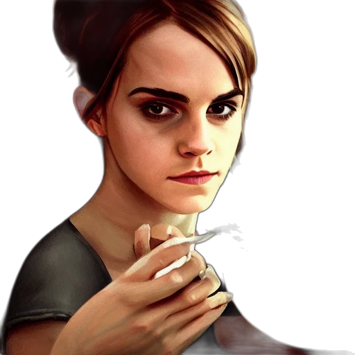 face, staff, dress, concept art transparent PNG cut-out