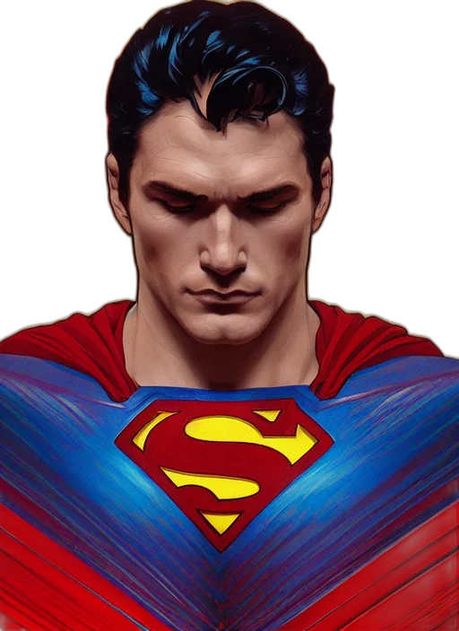 face, comic book art, photorealistic, concept art transparent PNG cut-out