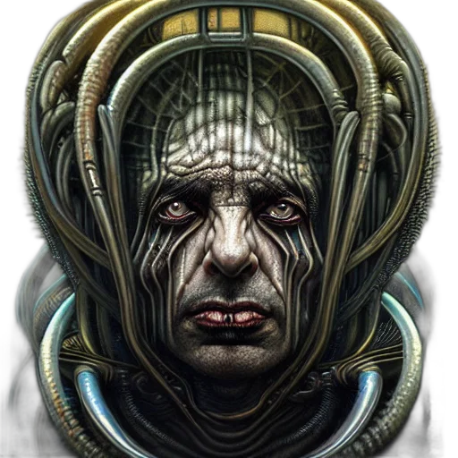 face, mask, robot, creature transparent PNG cut-out