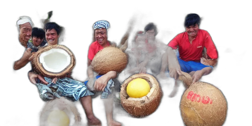mask, hat, food, photorealistic transparent PNG cut-out
