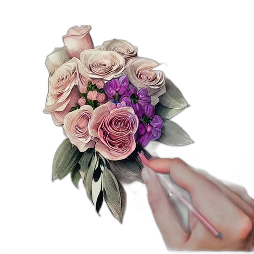 flower, crown, jewelry, staff transparent PNG cut-out