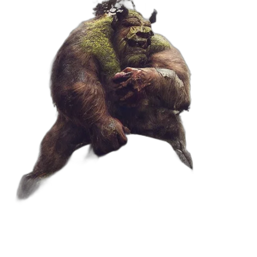 creature, animal, dragon, staff transparent PNG cut-out