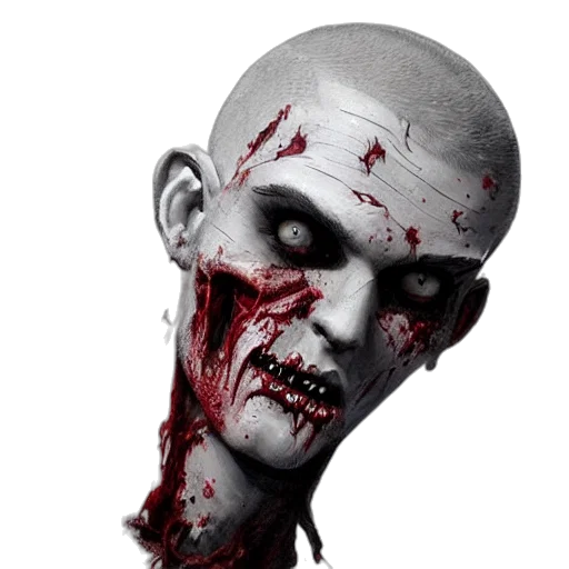 face, mask, creature, staff transparent PNG cut-out