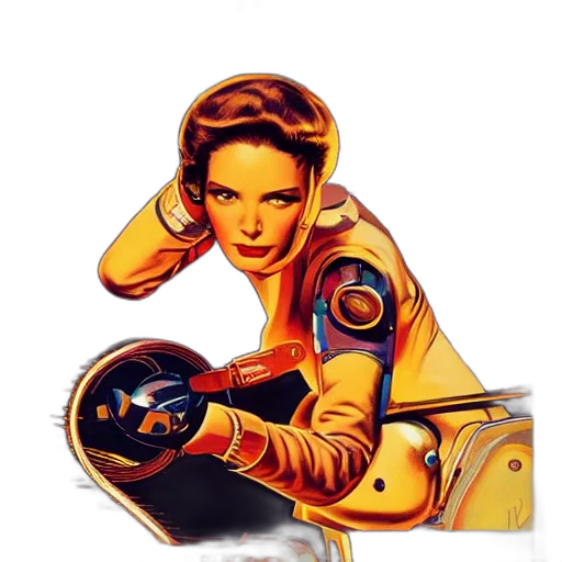 jewelry, staff, jacket, comic book art transparent PNG cut-out