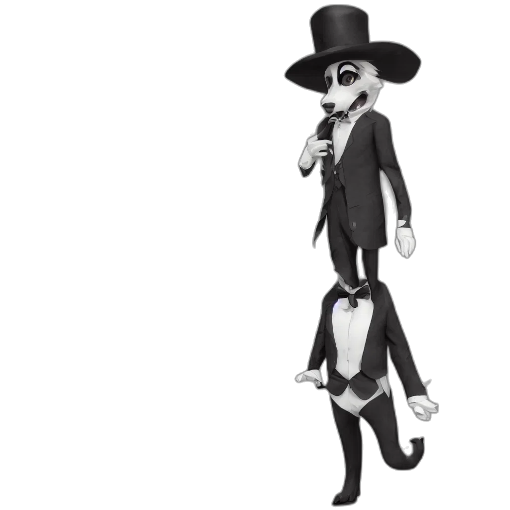 animal, hat, creature, staff transparent PNG cut-out