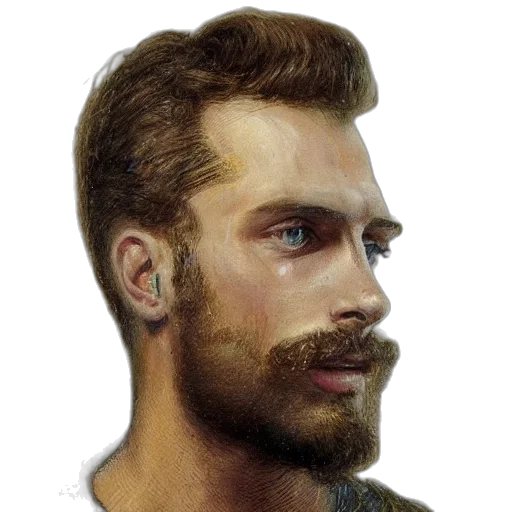face, staff, hair, photorealistic transparent PNG cut-out