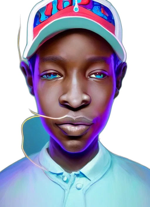 face, hat, mask, robot transparent PNG cut-out