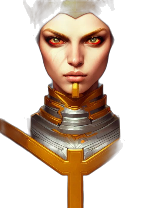 face, staff, sword, jewelry transparent PNG cut-out