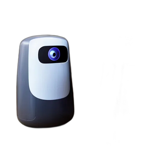 robot, bottle, 3d render, photorealistic transparent PNG cut-out