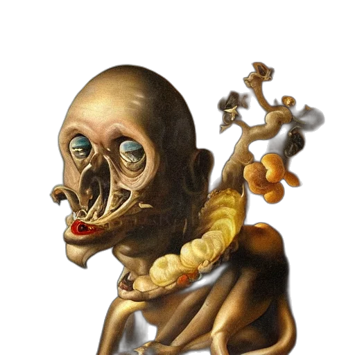 mask, creature, face, staff transparent PNG cut-out