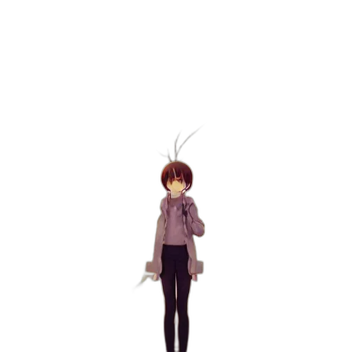 creature, jacket, staff, robot transparent PNG cut-out