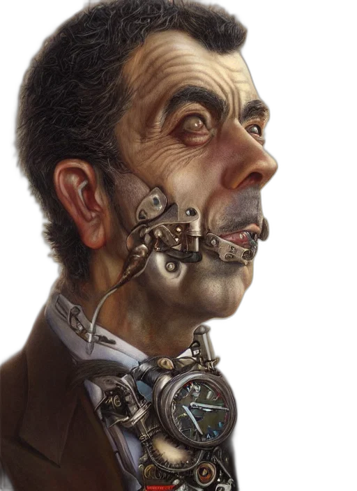 robot, face, mask, jewelry transparent PNG cut-out