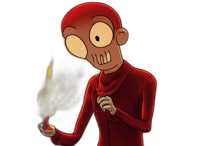staff, mask, jacket, concept art transparent PNG cut-out